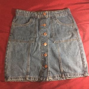 Cute blue jean skirt